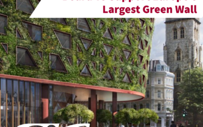 Euroform’s Sheathing Board To Support Europe’s Largest Green Wall