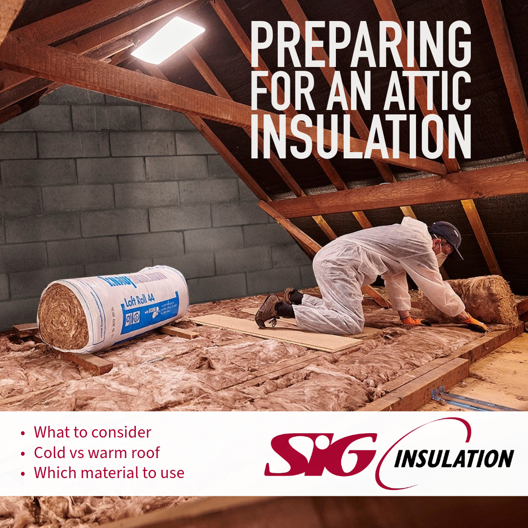preparing for attic insulation