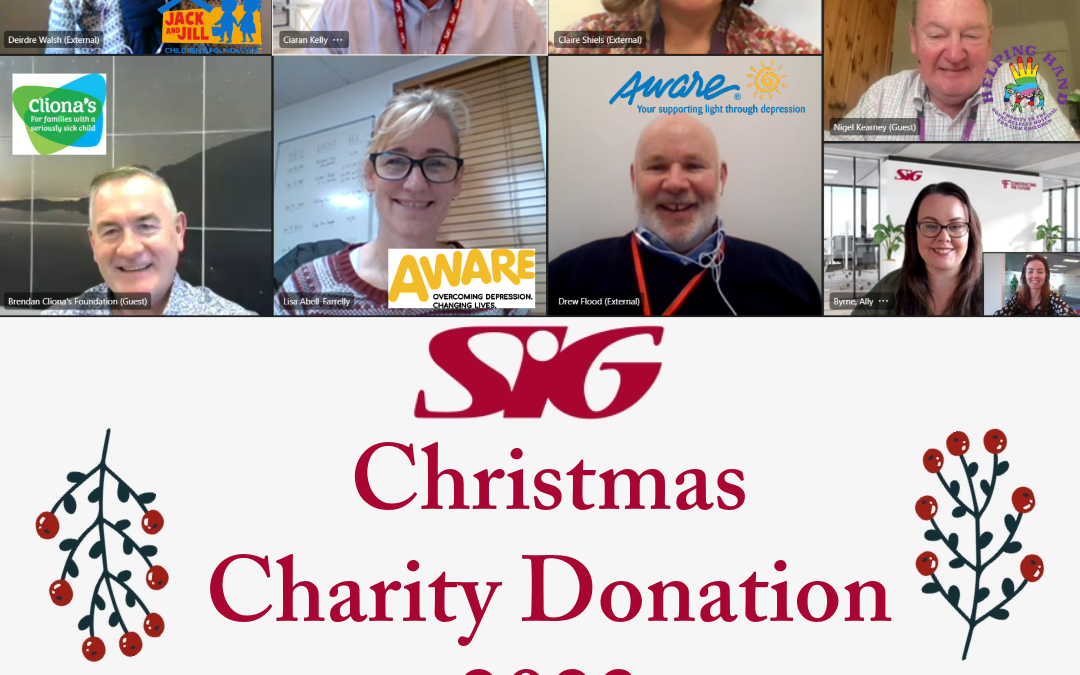 SIG supporting charity this Christmas