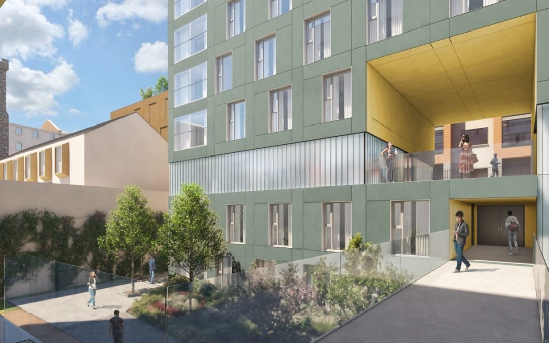 Parnell Square Student Accommodation Façade Solution
