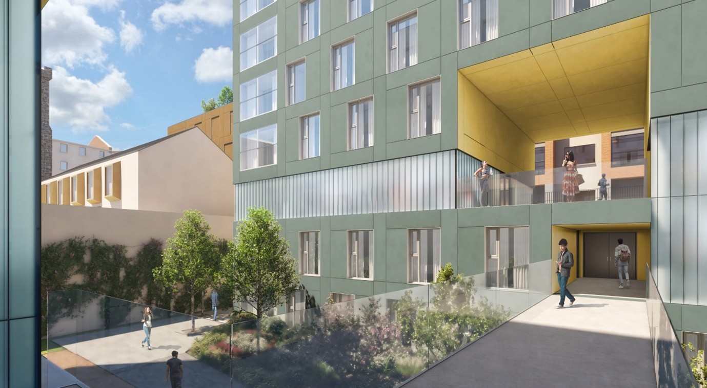 Parnell Square Student Accommodation Façade Solution